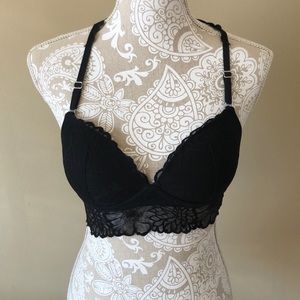 Victoria’s Secret PINK Push up bralette size small black